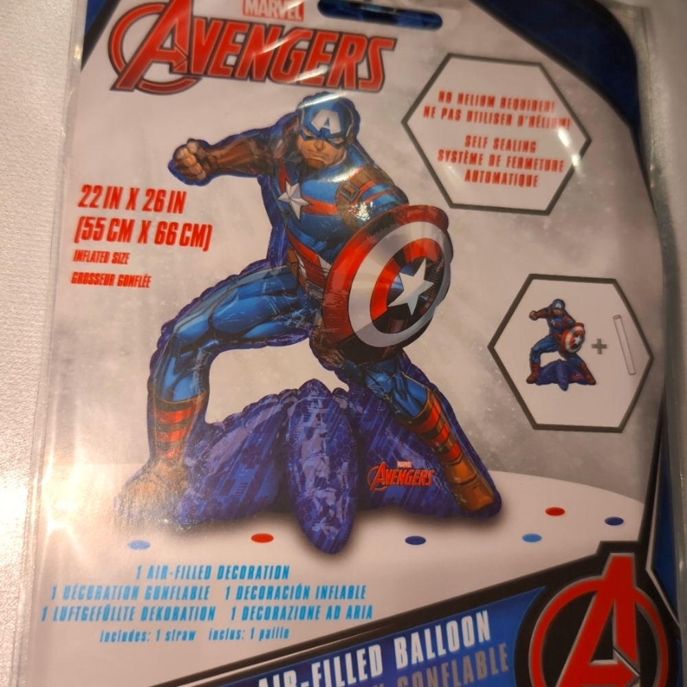 Captain America Air-Filled Balloon